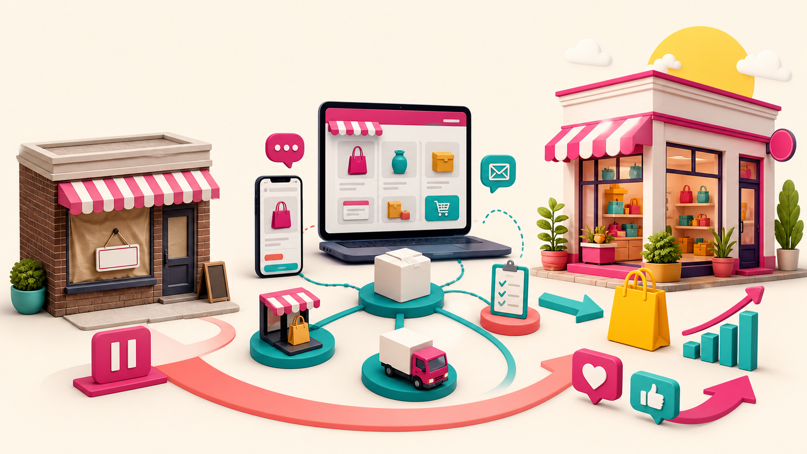 Ein vorübergehend geschlossenes Ladengeschäft entwickelt sich über Onlineshop, Abholung, Lieferung, Bestand und Kommunikation zu einem stabilen Mehrkanalangebot