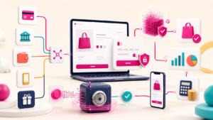 Online-Shop mit mehreren neutralen Zahlungswegen, sicherer Verarbeitung, Betrugsprüfung und Bestellbestätigung