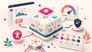 Helles modulares Content-Management-System mit Editor, Performance, Sicherheit, Barrierefreiheit und Roadmap